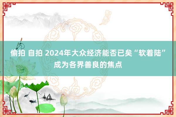 偷拍 自拍 2024年大众经济能否已矣“软着陆”成为各界善良的焦点