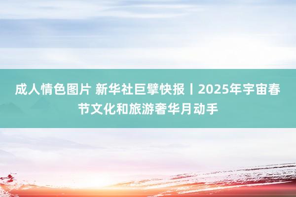 成人情色图片 新华社巨擘快报丨2025年宇宙春节文化和旅游奢华月动手